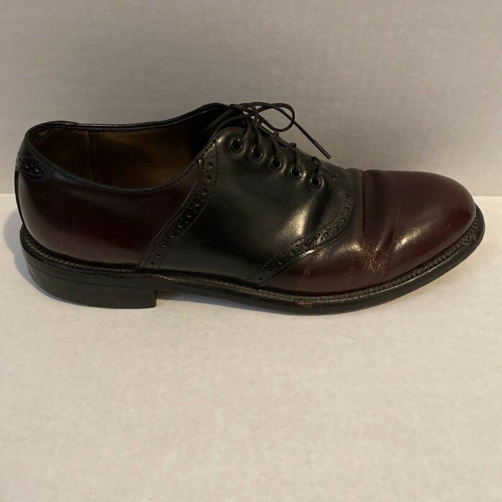 Jarman Two Tone Leather Oxford Dress Shoes 10.5D